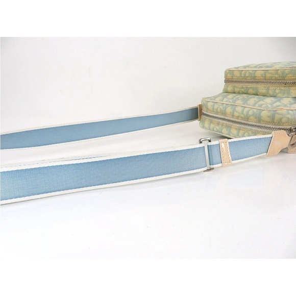 Dior Elegant Blue and Cream Crossbody Bag - Picture 15 of 16